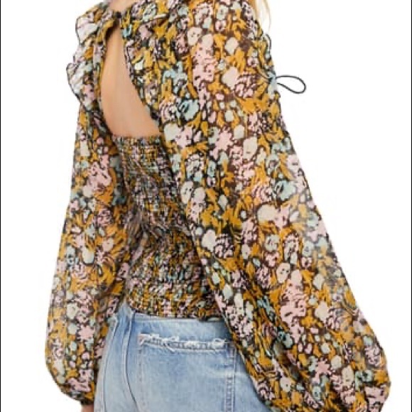 FREE PEOPLE BLOUSE NWT SZ M - Picture 5 of 7